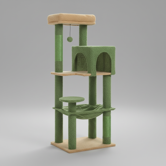 5-Level Cat Tree with Condo and Scratching Post | Cat Tower