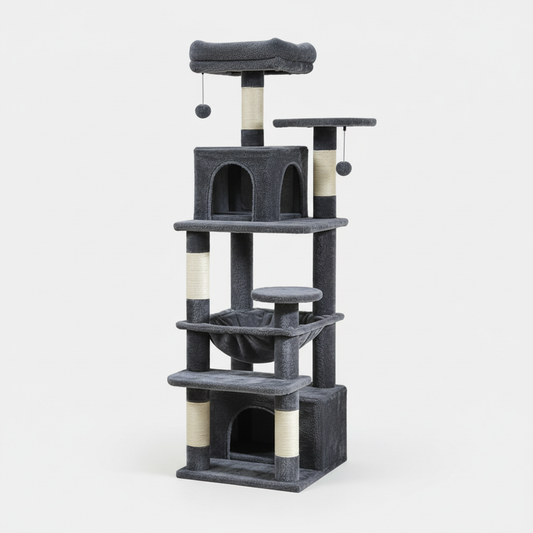 6-Level Cat Tree for Large Cats | Cat Furniture Tower