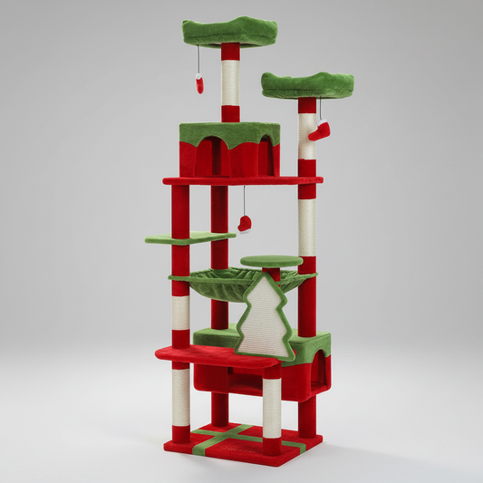 Spacious Cat Tower for Large Cats | Indoor Cat Tree